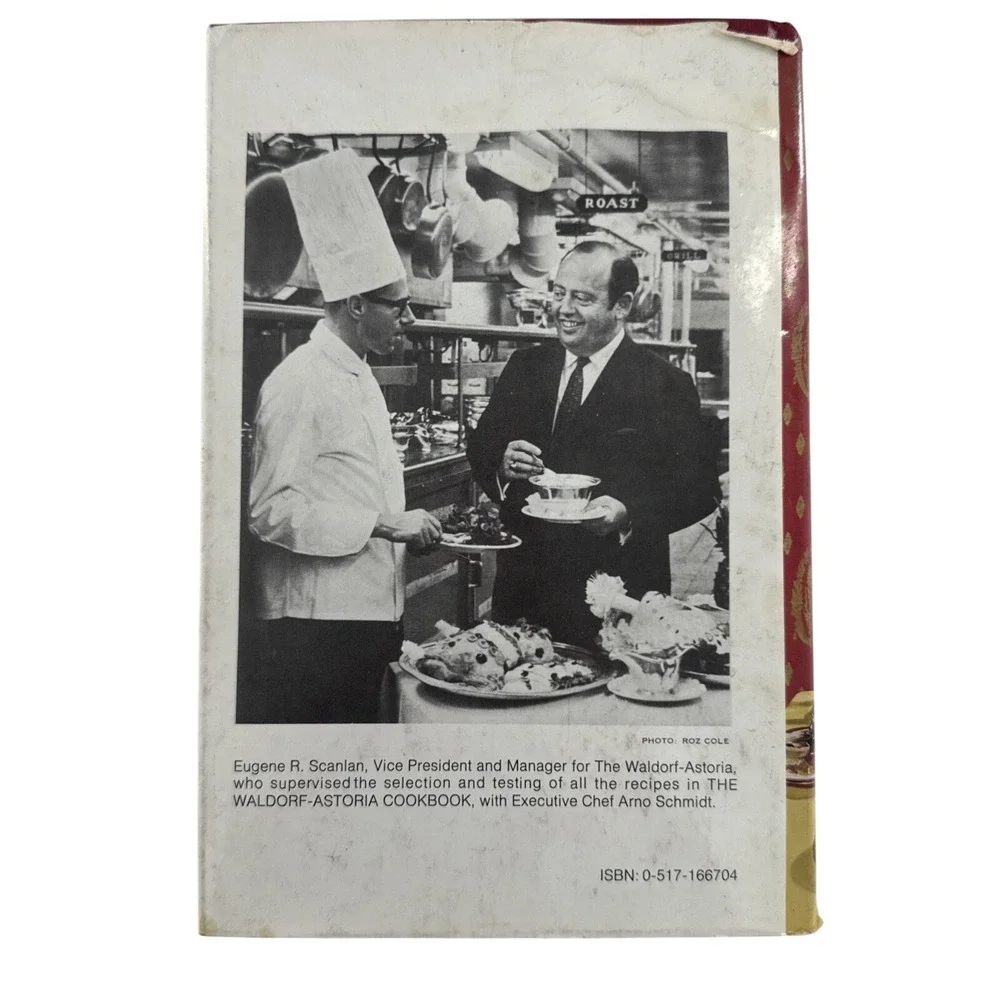 The Waldorf-Astoria Cookbook‎ Ted James Rosalind Cole HC Vintage